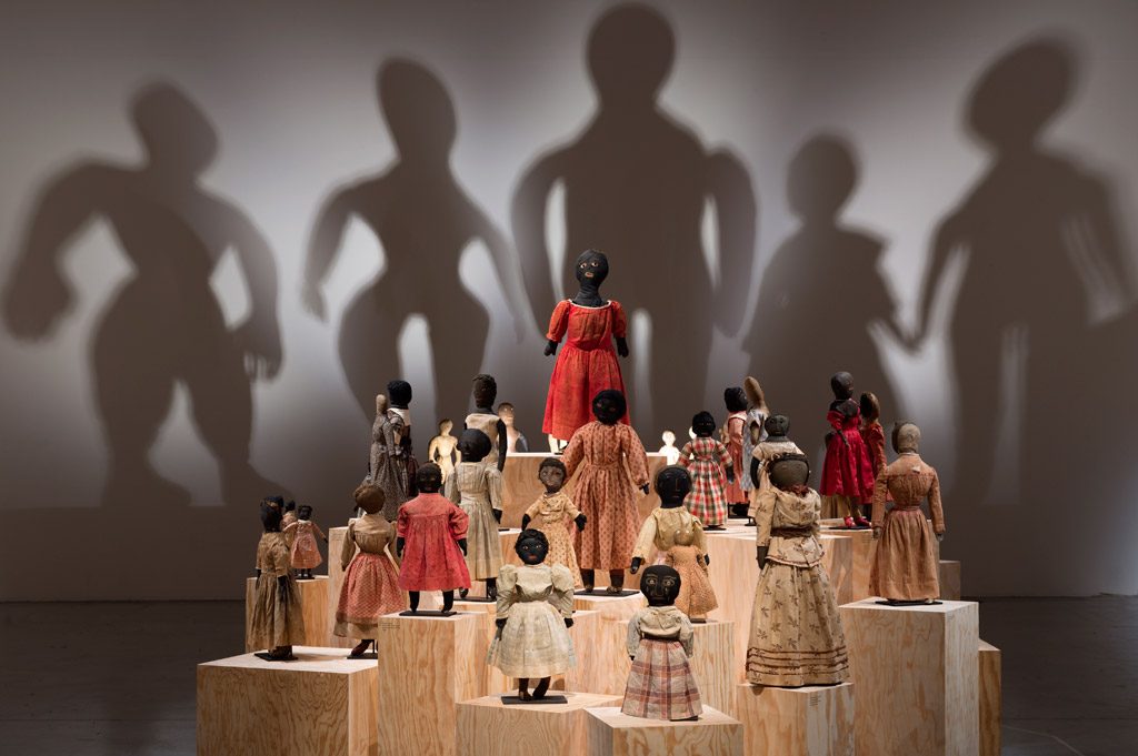 Exposition "Black Dolls", collection Deborah Neff, La Maison rouge, Paris, 2018