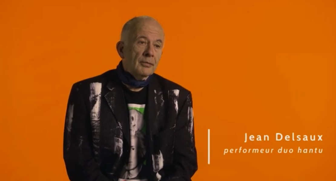 Jean Delsaux - performeur du duo Hantu